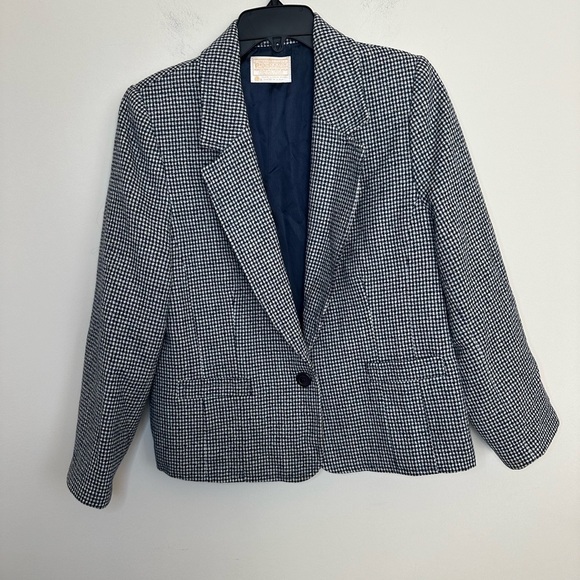 Pendleton Jackets & Blazers - Classic Vintage Pendleton Houndstooth Blazer Size 14 (Runs Small)